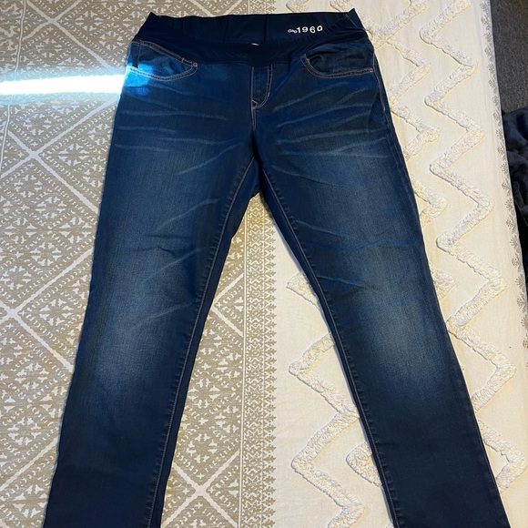 31/12R GAP Maternity Demi Panel Skinny Jeans - Picture 2 of 3